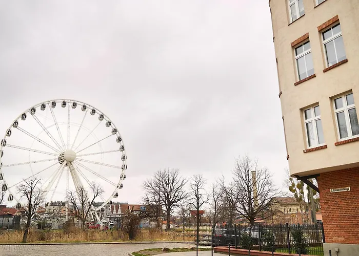 公寓 Trojmiejskie - Amber River Dziewanowskiego 8 Old Town View 格但斯克